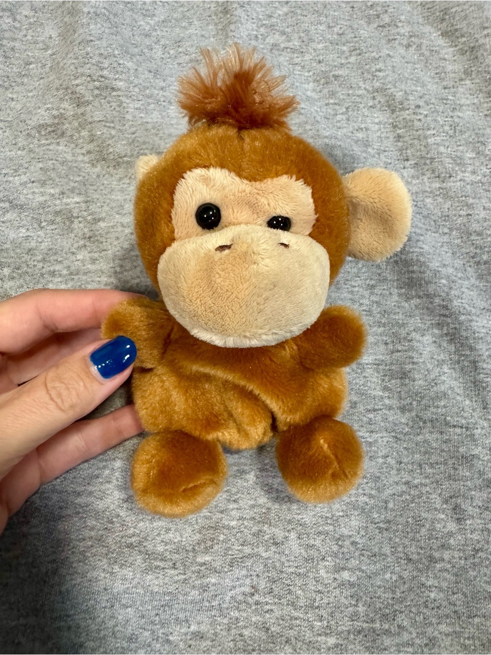Aurora Palm Pals Smokey Plush 5” - Boomer the Monkey - Brown Palm Sized Plush